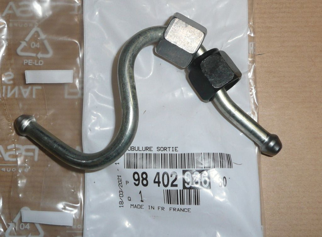 Bränsleslang Ny Original 9840293680 Citroen Peugeot main product photo