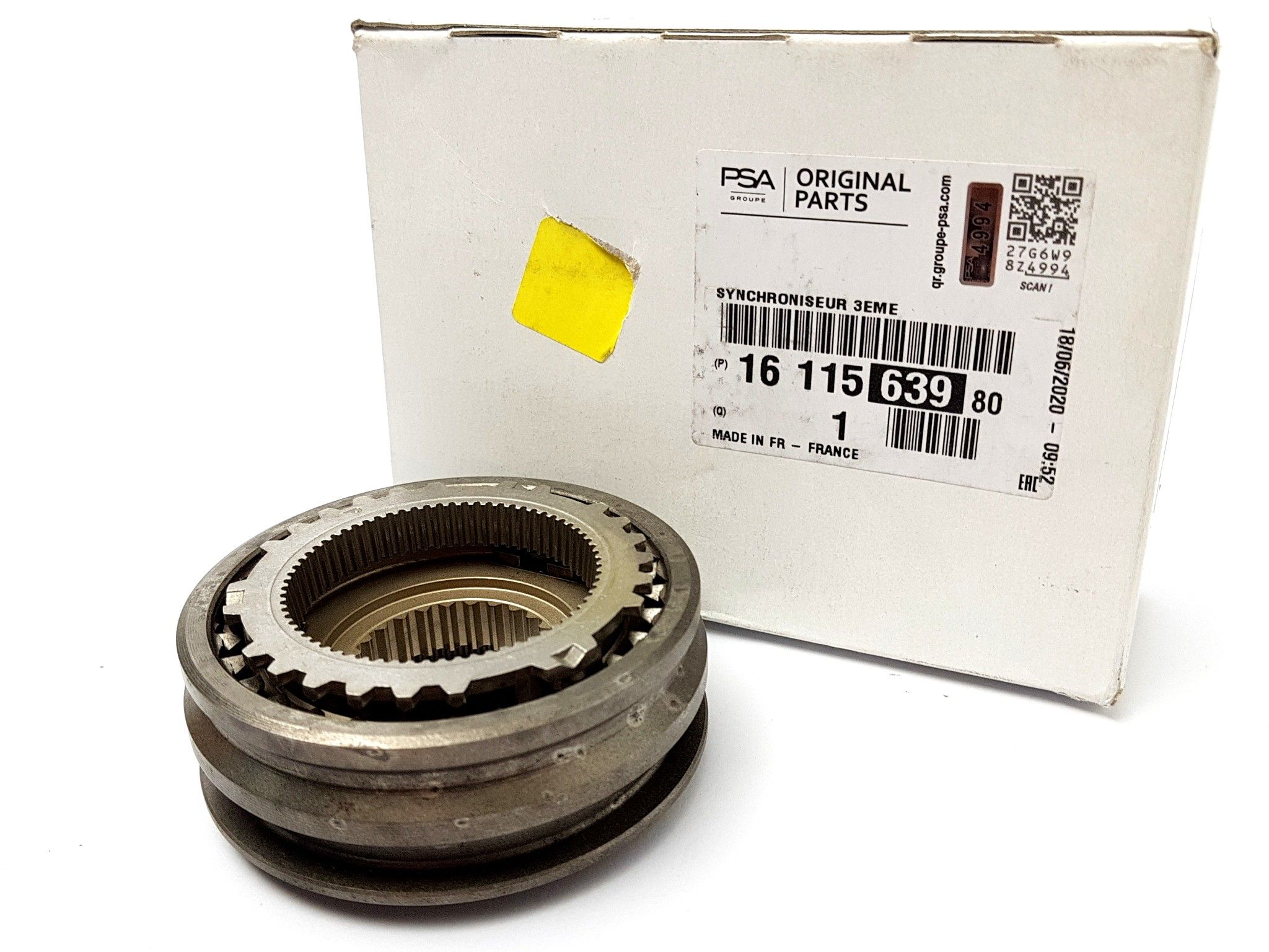 3/4 Växel Synkroniserare Original Citroen Peugeot C2 C3 C4 DS 208 MA5 1611563980 main product photo