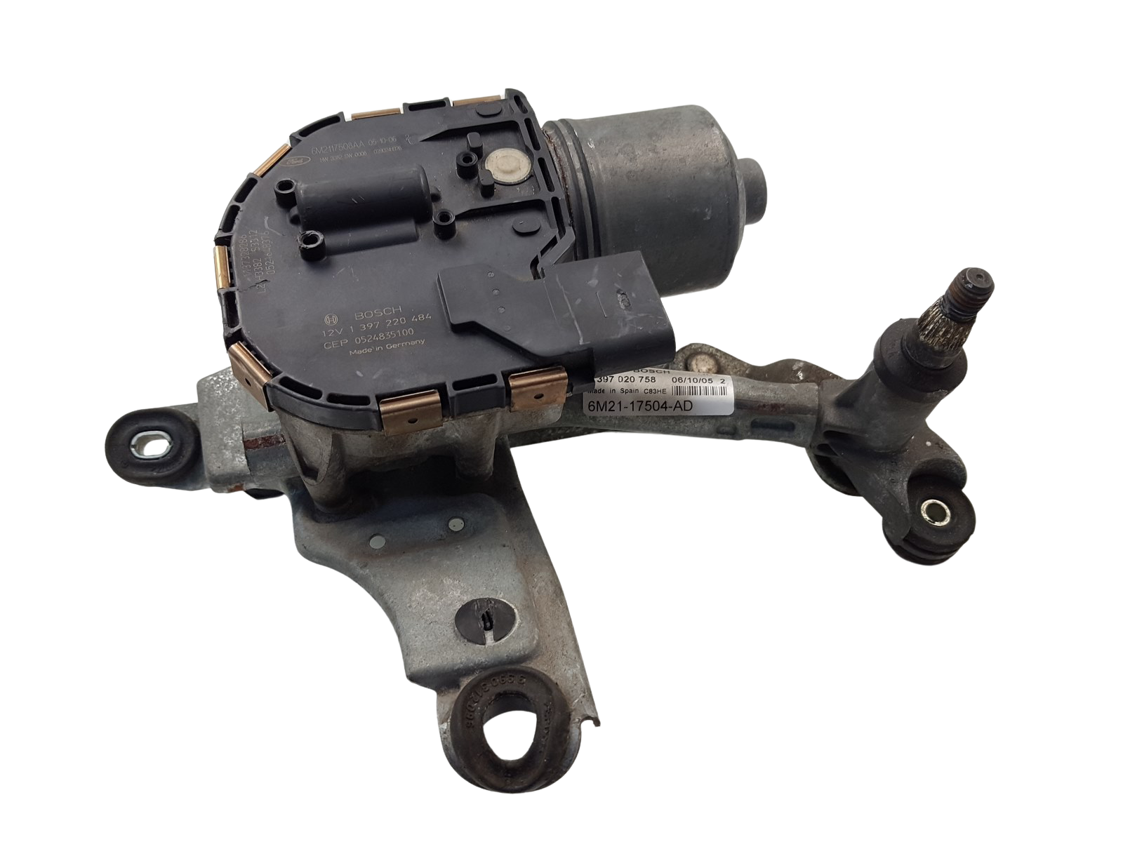 Torkarmotor Vänster Ford S-Max 6M2117508AA 6M21-17504-AD main product photo