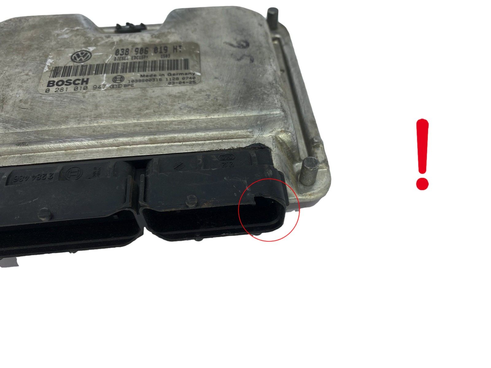 Styrenhet 038906019HT 0281010947 Seat Bosch 51216 main product photo