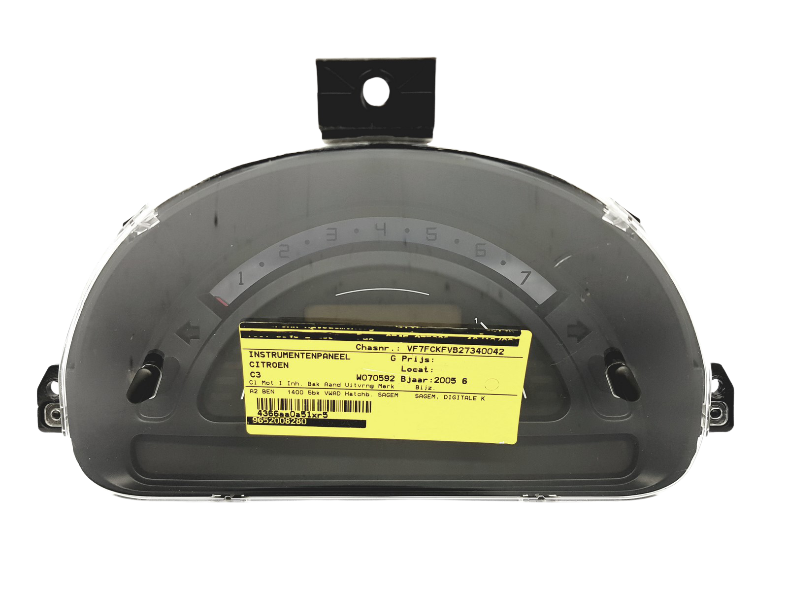 Varvräknare Citroen C2 C3 9652008280 H 01 49585 main product photo