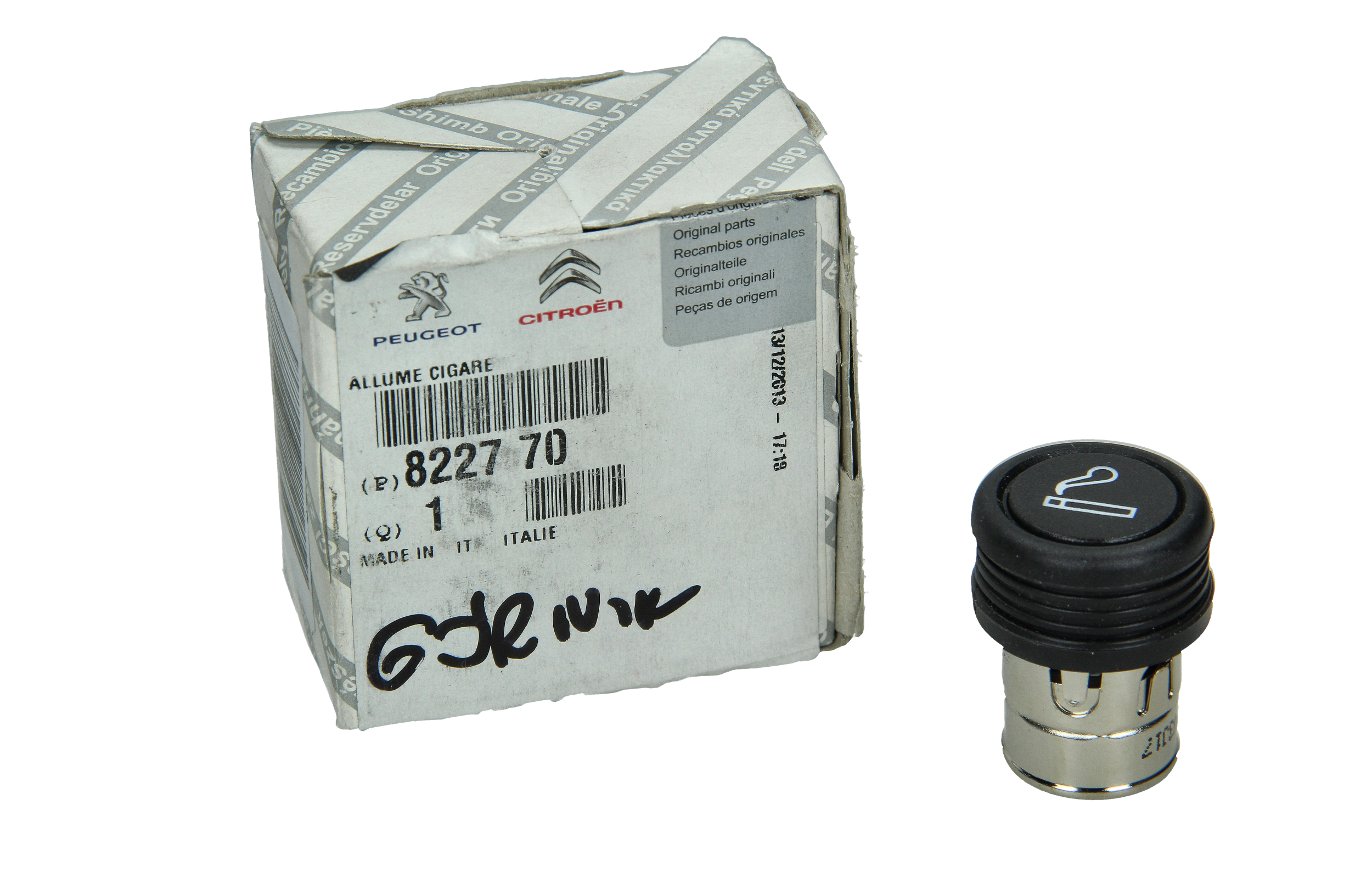 Cigarettändare 822770 8227.70 Peugeot Citroen Ny Original main product photo