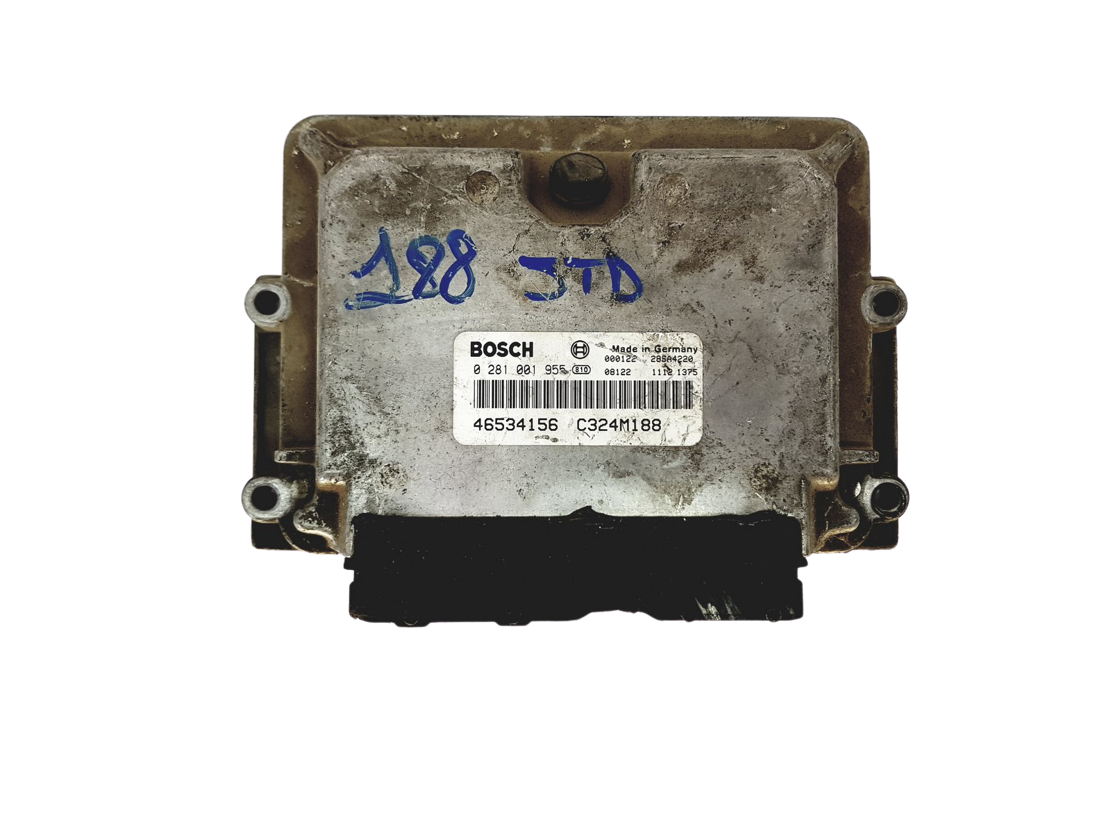 Motorstyrenhet ECU Fiat 46534156 0281001955 Bosch 26750 main product photo