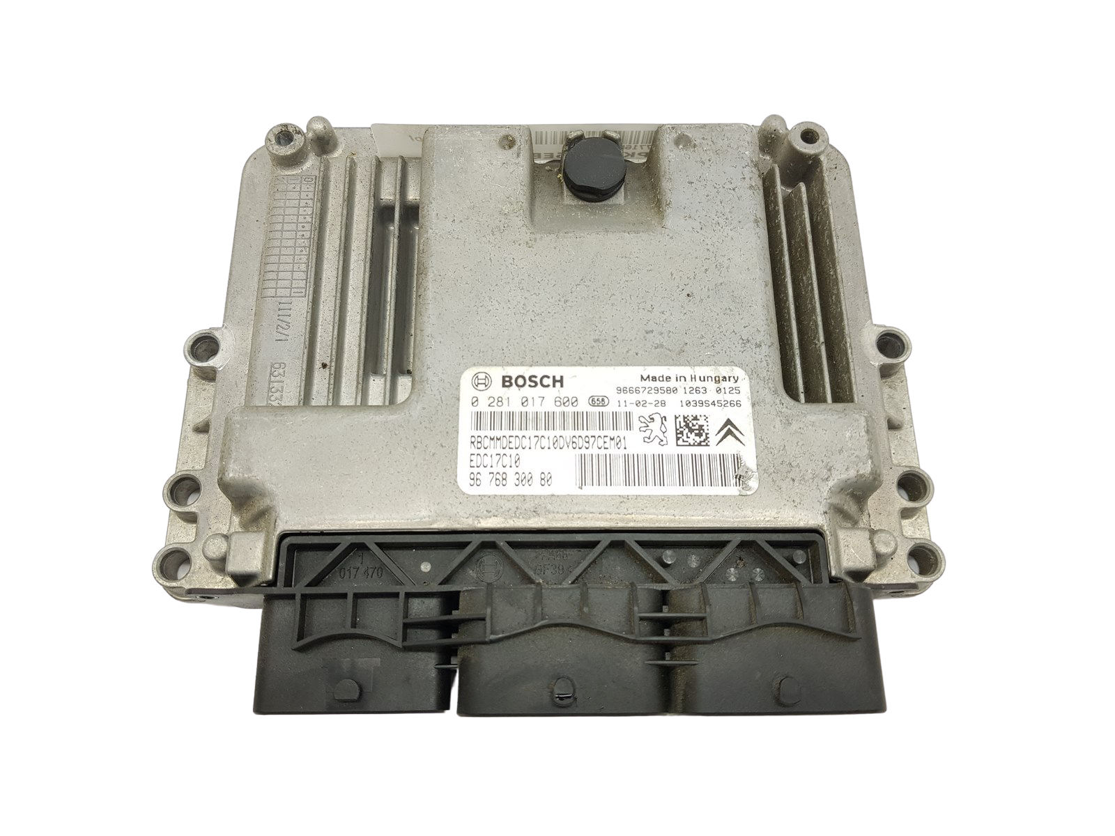 Styrenhet 9676830080 0281017600 9666729580 PSA Bosch main product photo