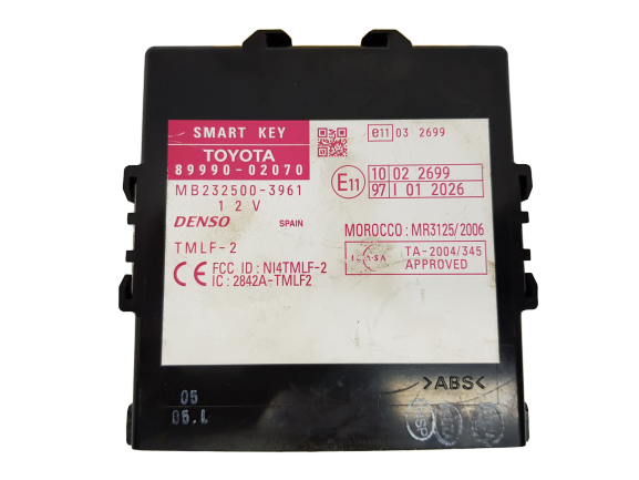 Styrenhet Toyota 89990-02070 MB232500-3961 Denso main product photo