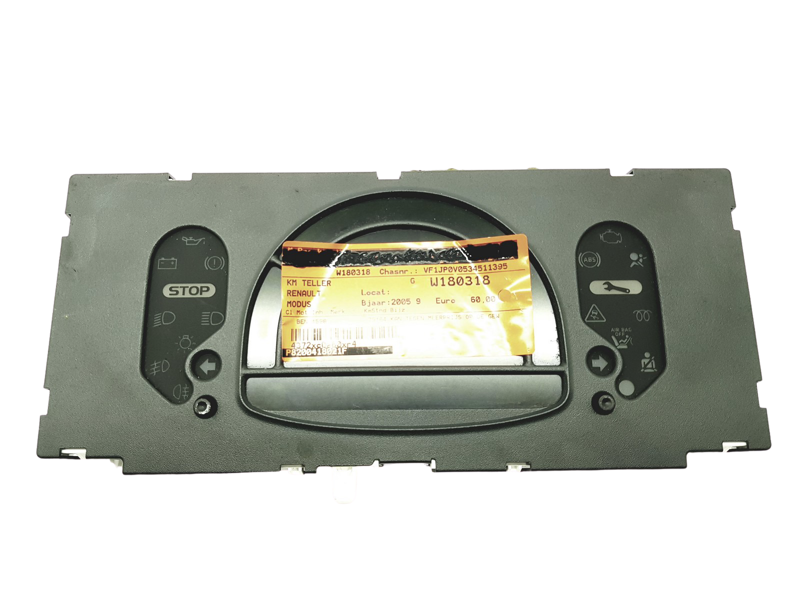Hastighetsmätare Renault Modus 8200418021 F 32483 main product photo